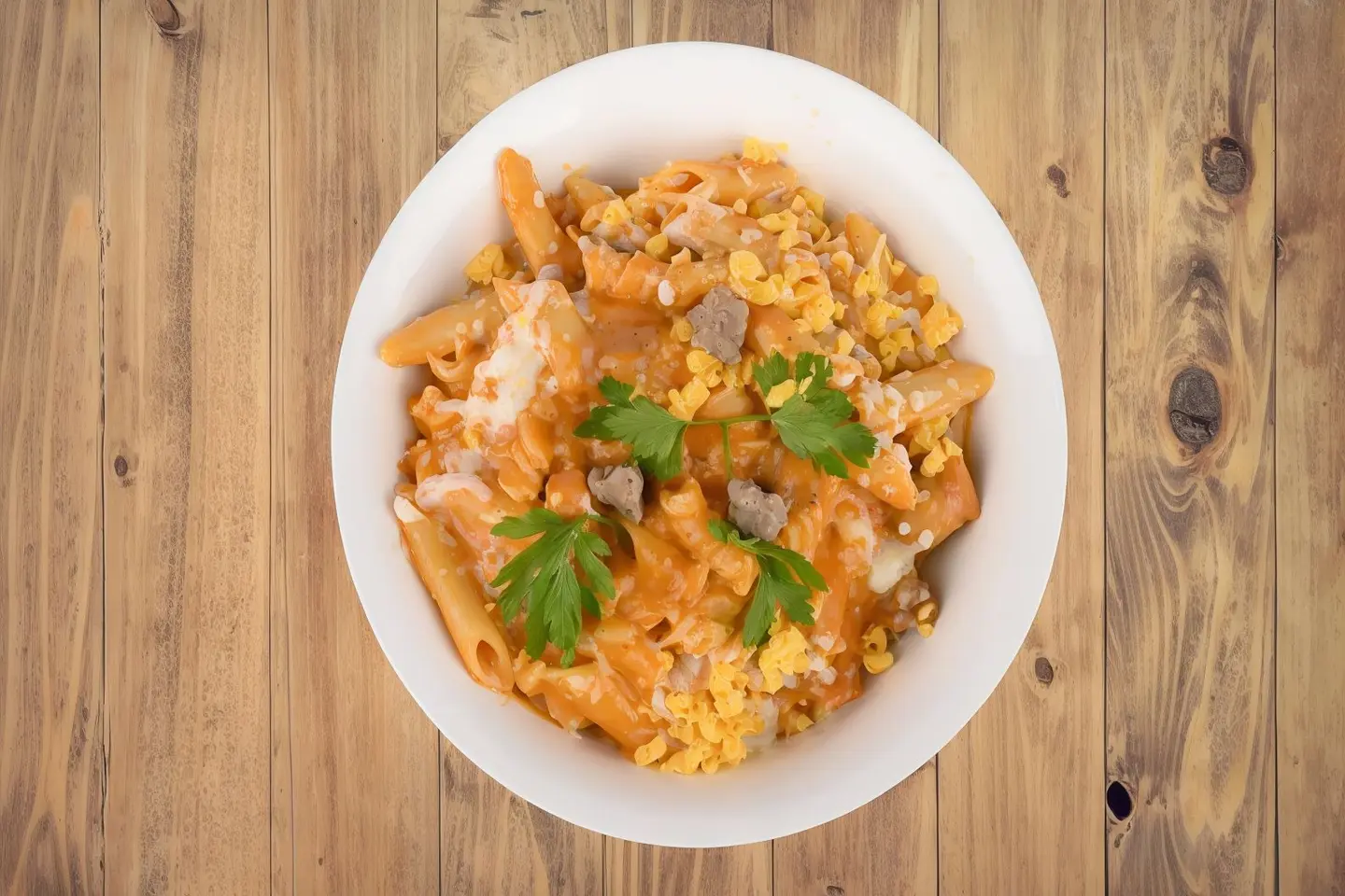 باستا دجاج بيضاء