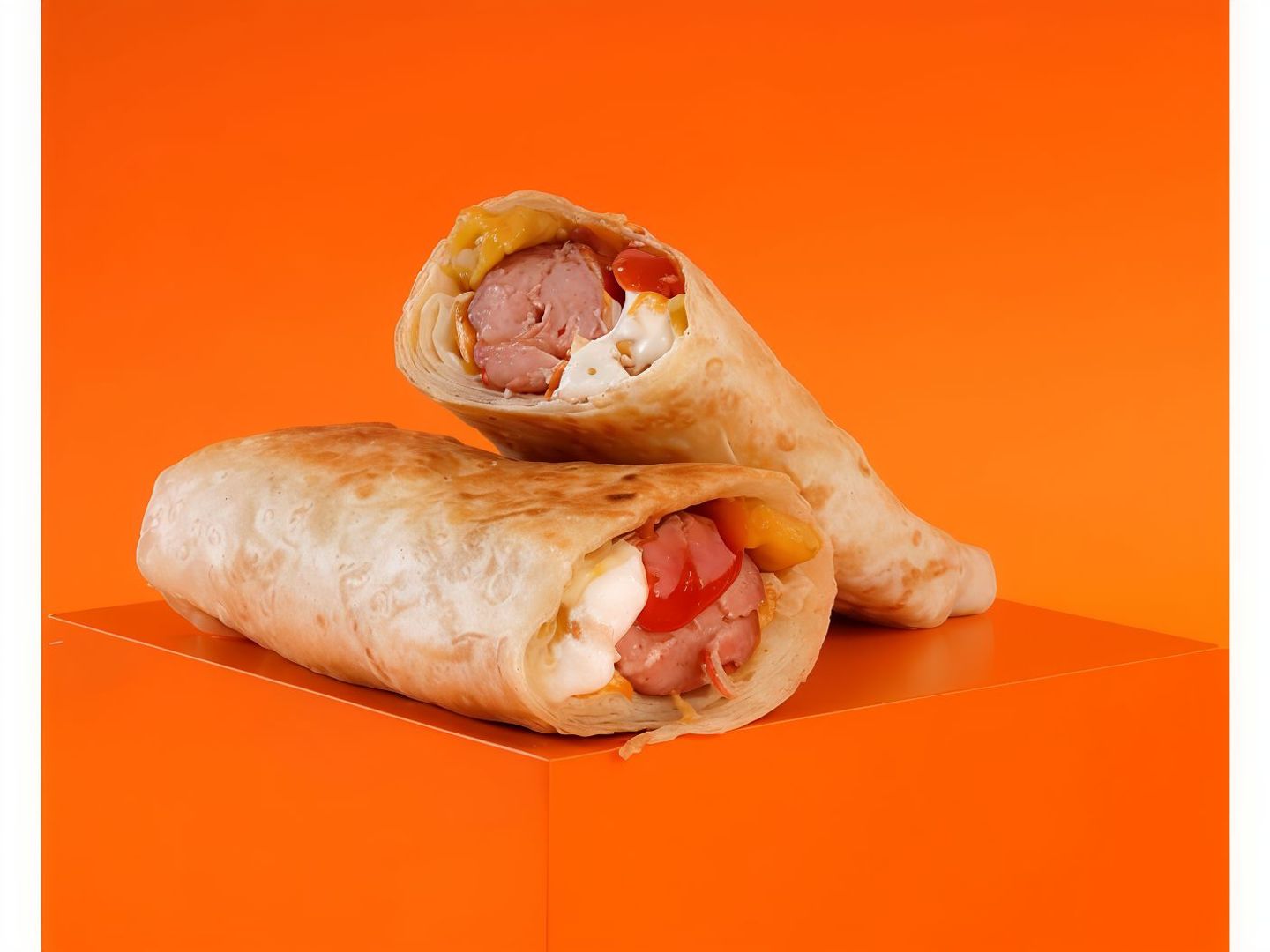 Chapati Cheese Hot Dog