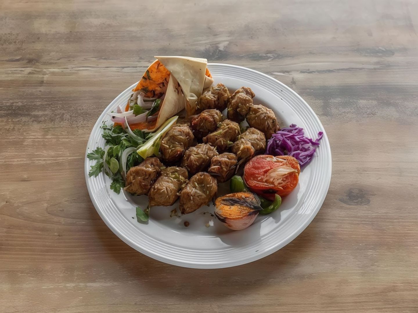 مبشور مع الأرز