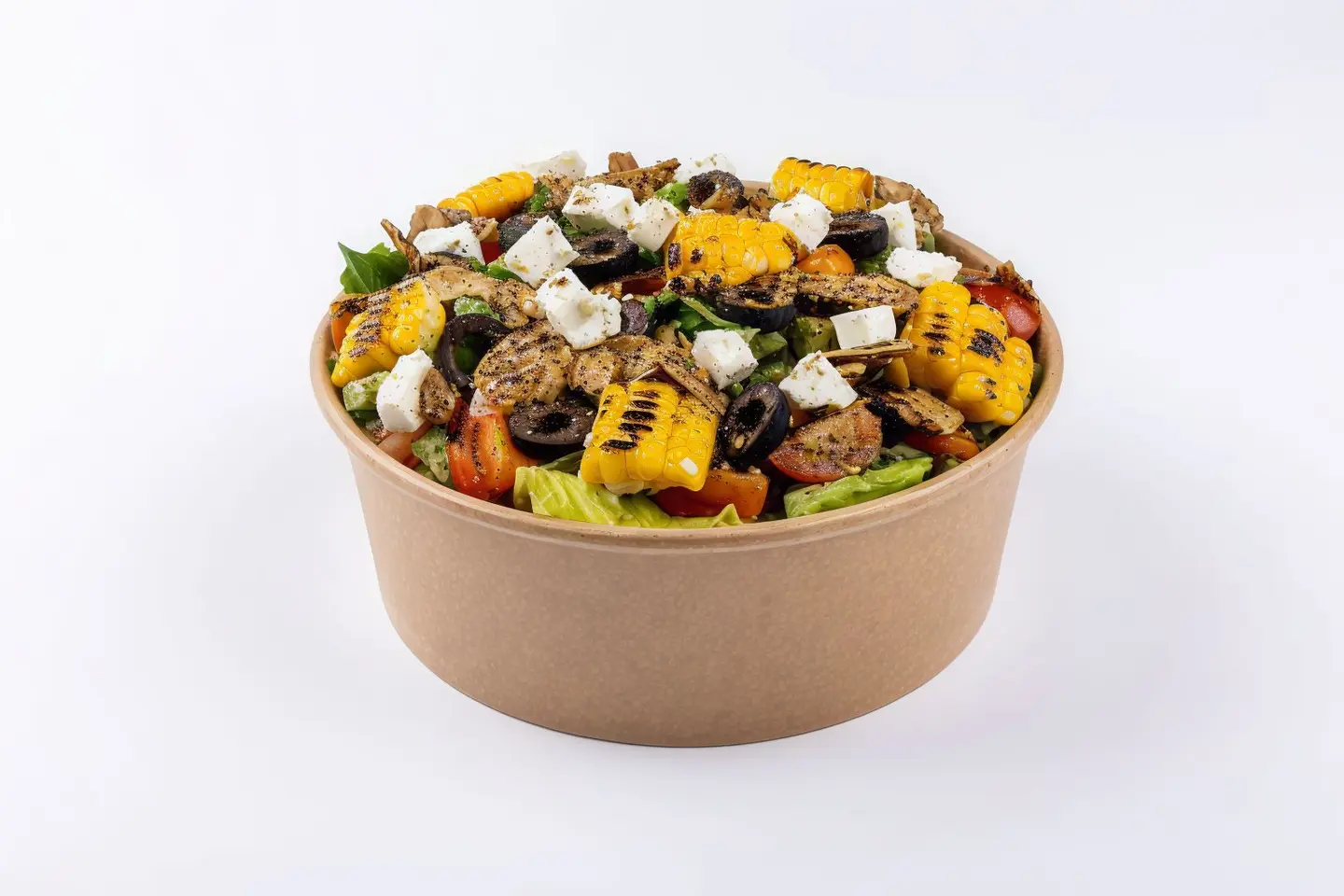 Grilled Corn & Pesto Salad