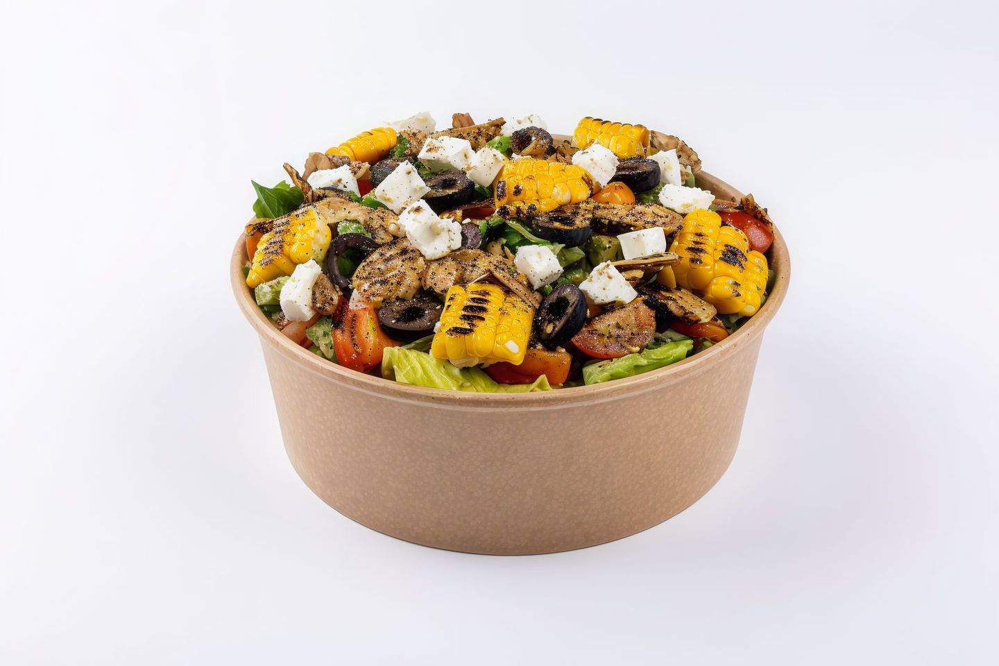 Grilled Corn & Pesto Salad