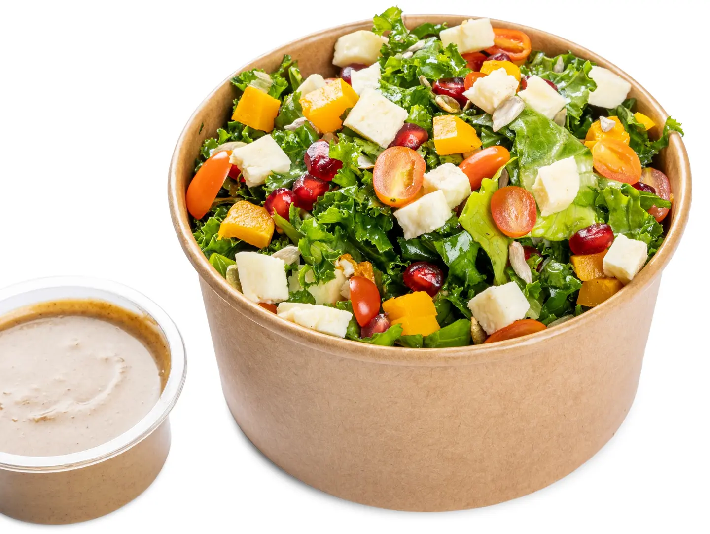 Kale Halloumi Salad