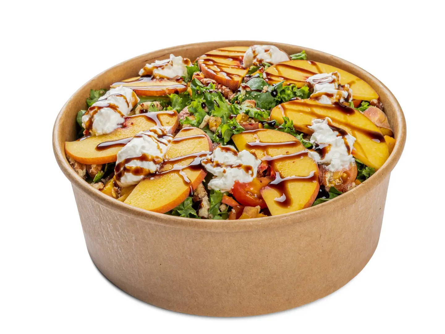 Peach Burrata Salad