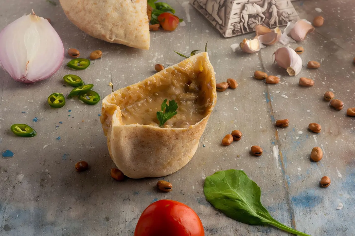 Lemon Yellow Bean Sandwich