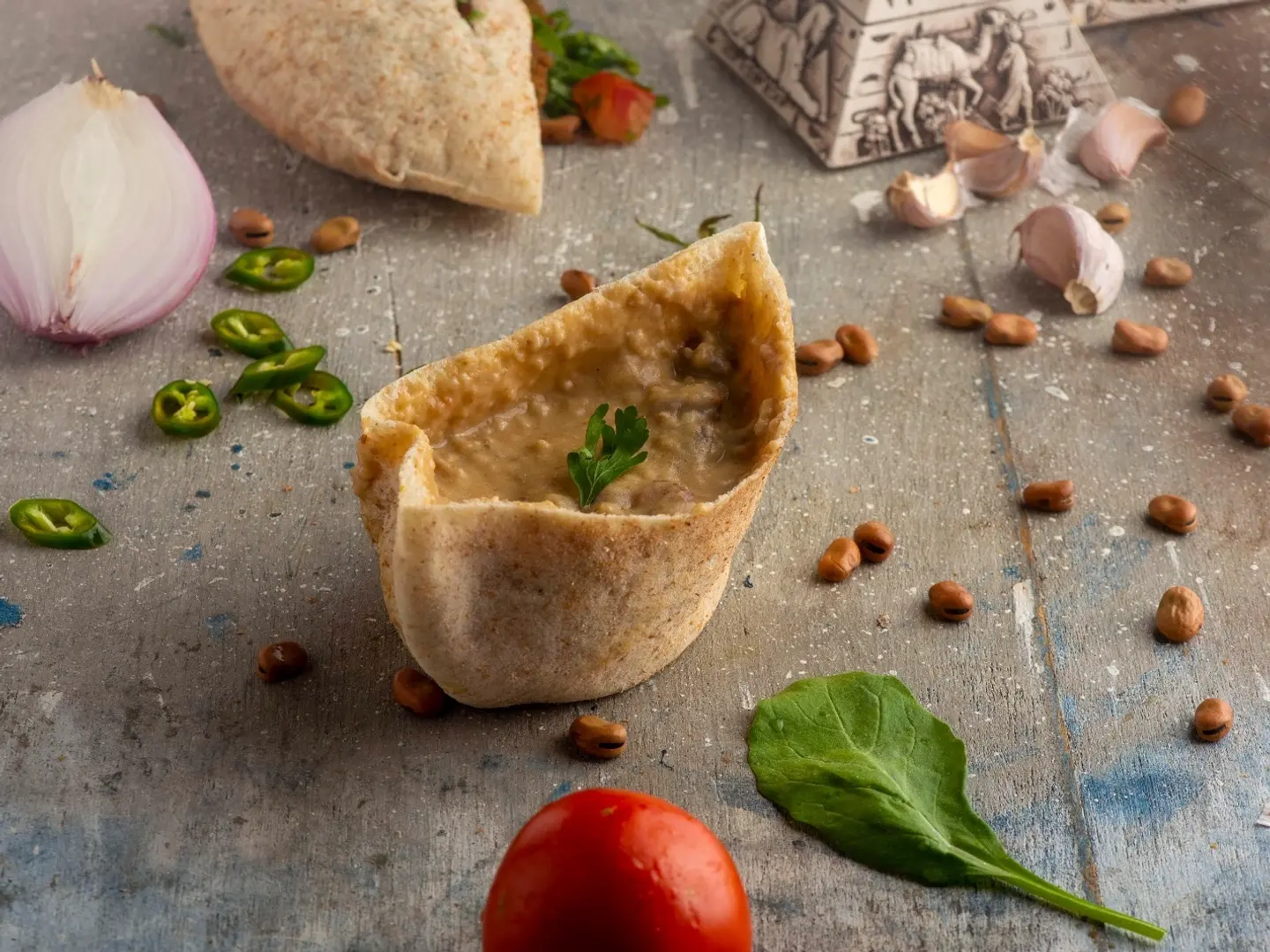 Fava Bean Sandwich With Butter