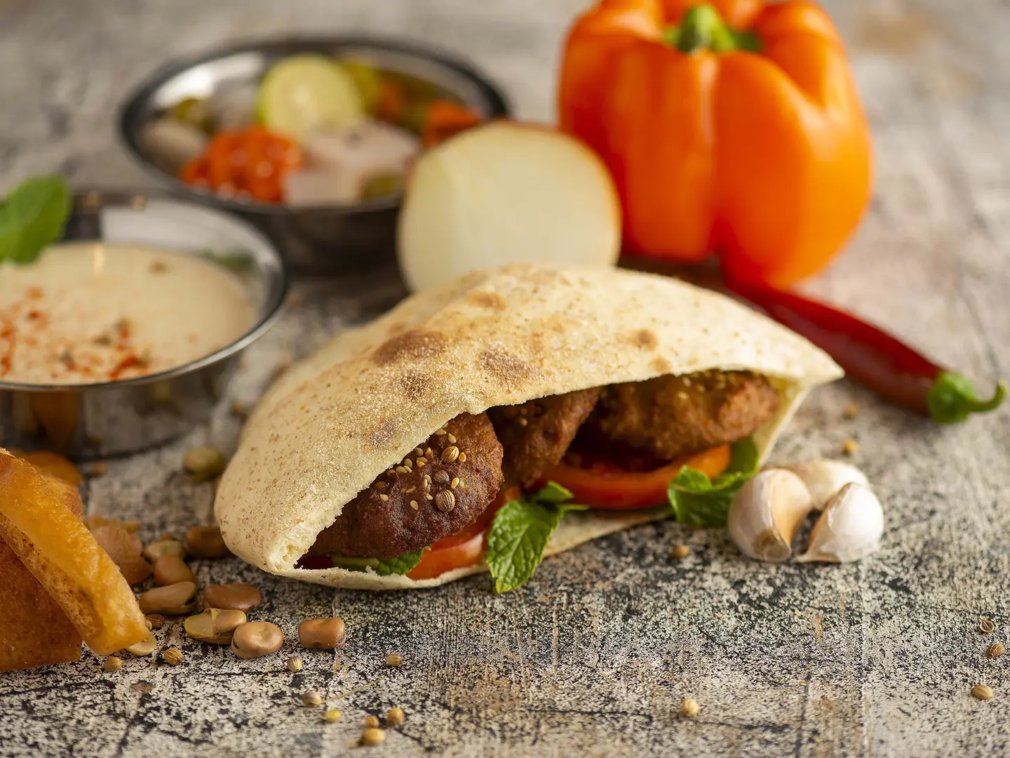 Offer Of 3 Falafel Sandwiches From Uncle Desouky