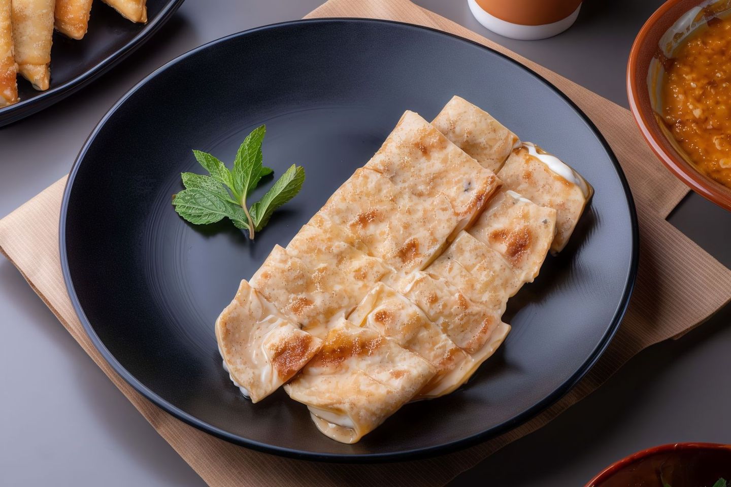 فطيرة قشطة بالعسل