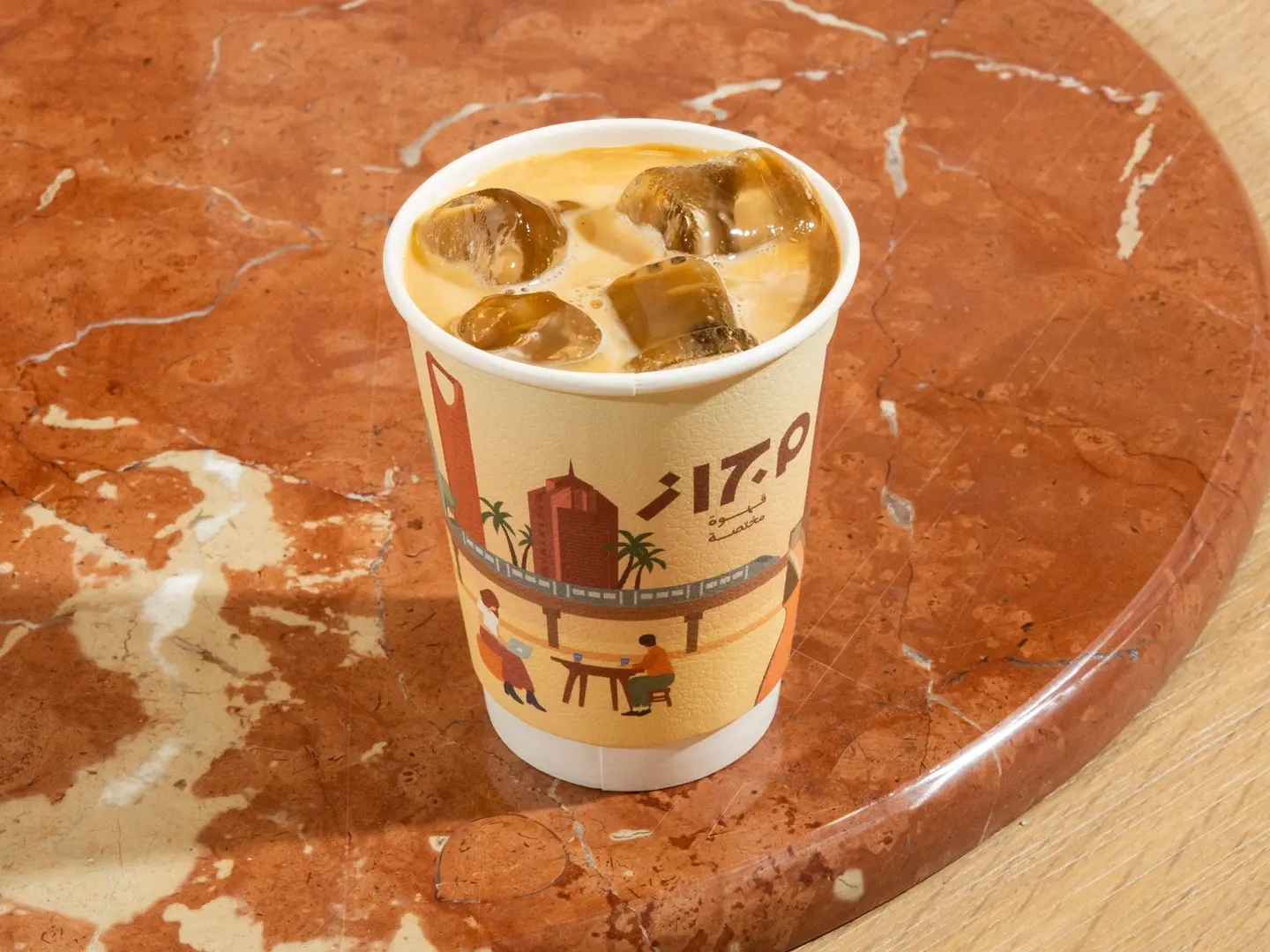 سبانش لاتيه مثلج