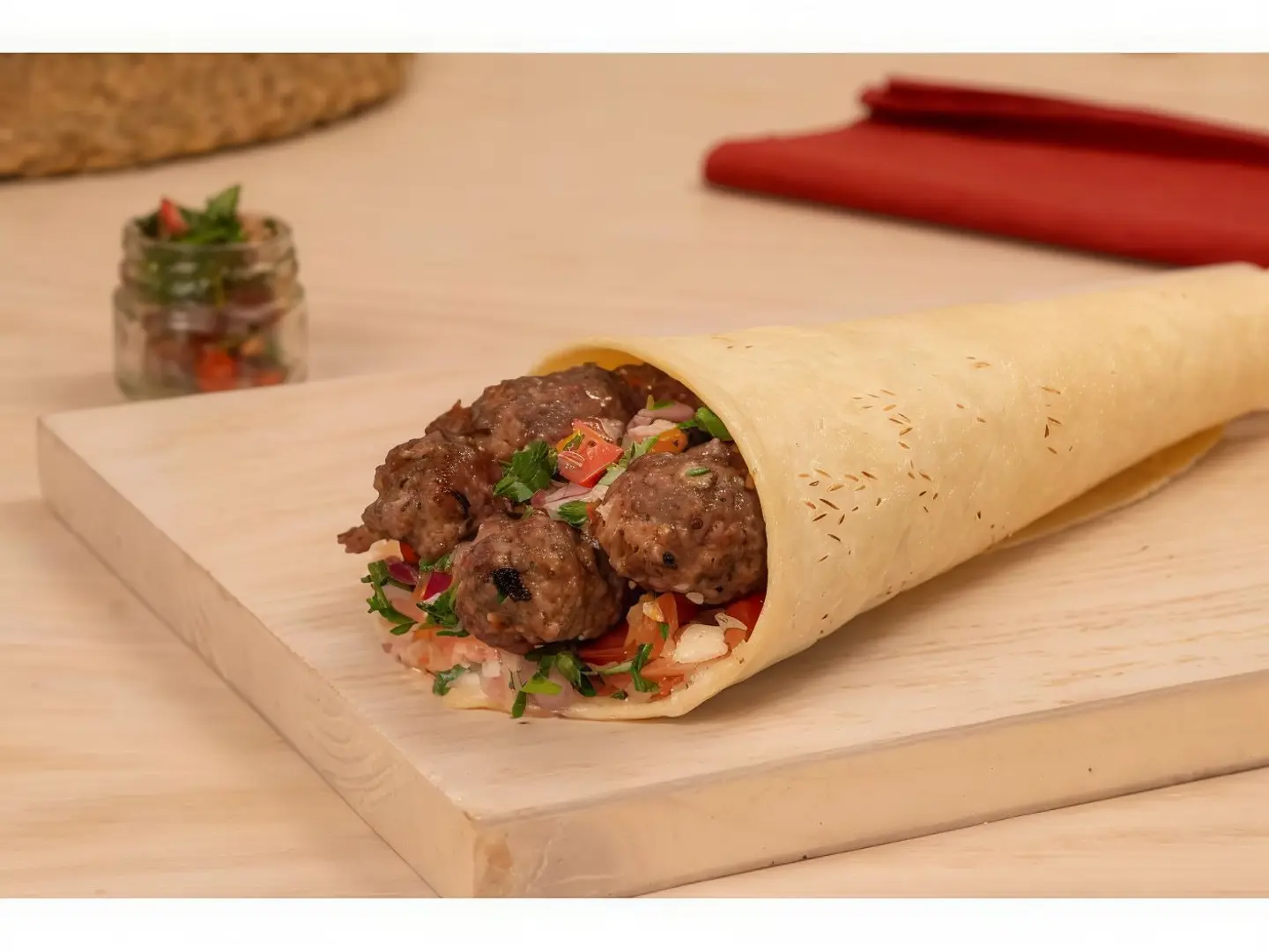 Grilled Kofta Roll