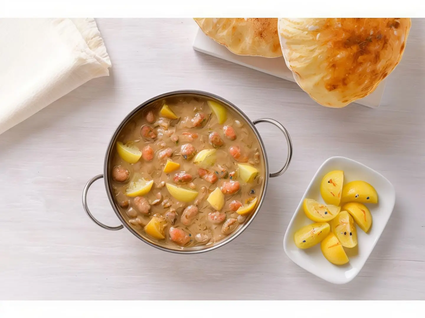 Foul With Lemon And Saffron