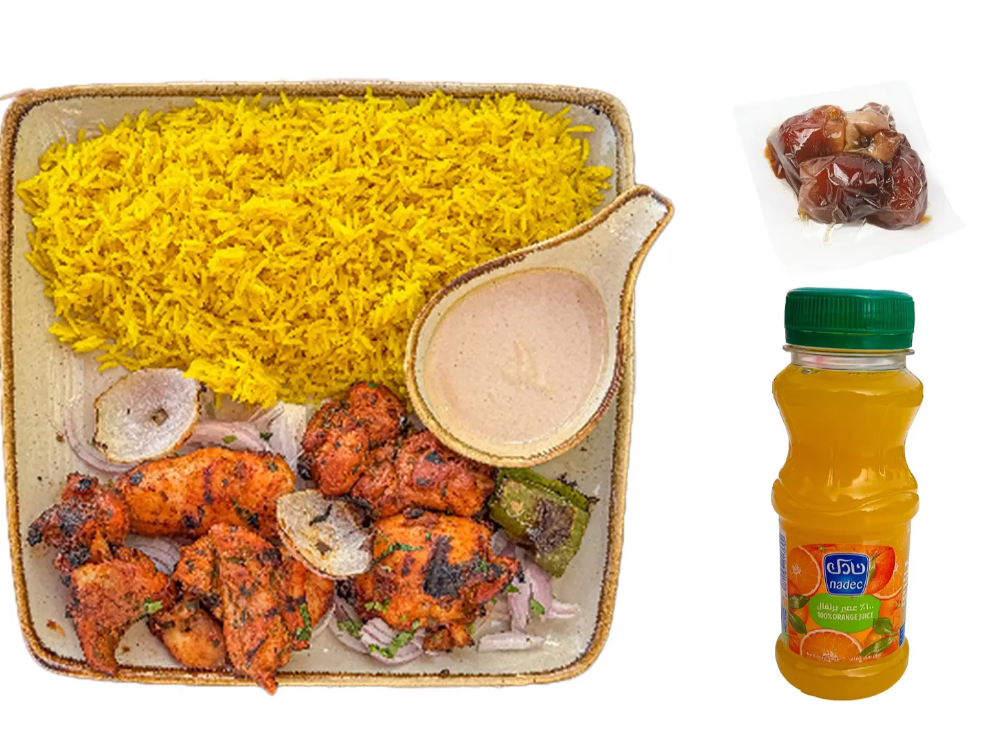 Grilled Shish Kebab Meal