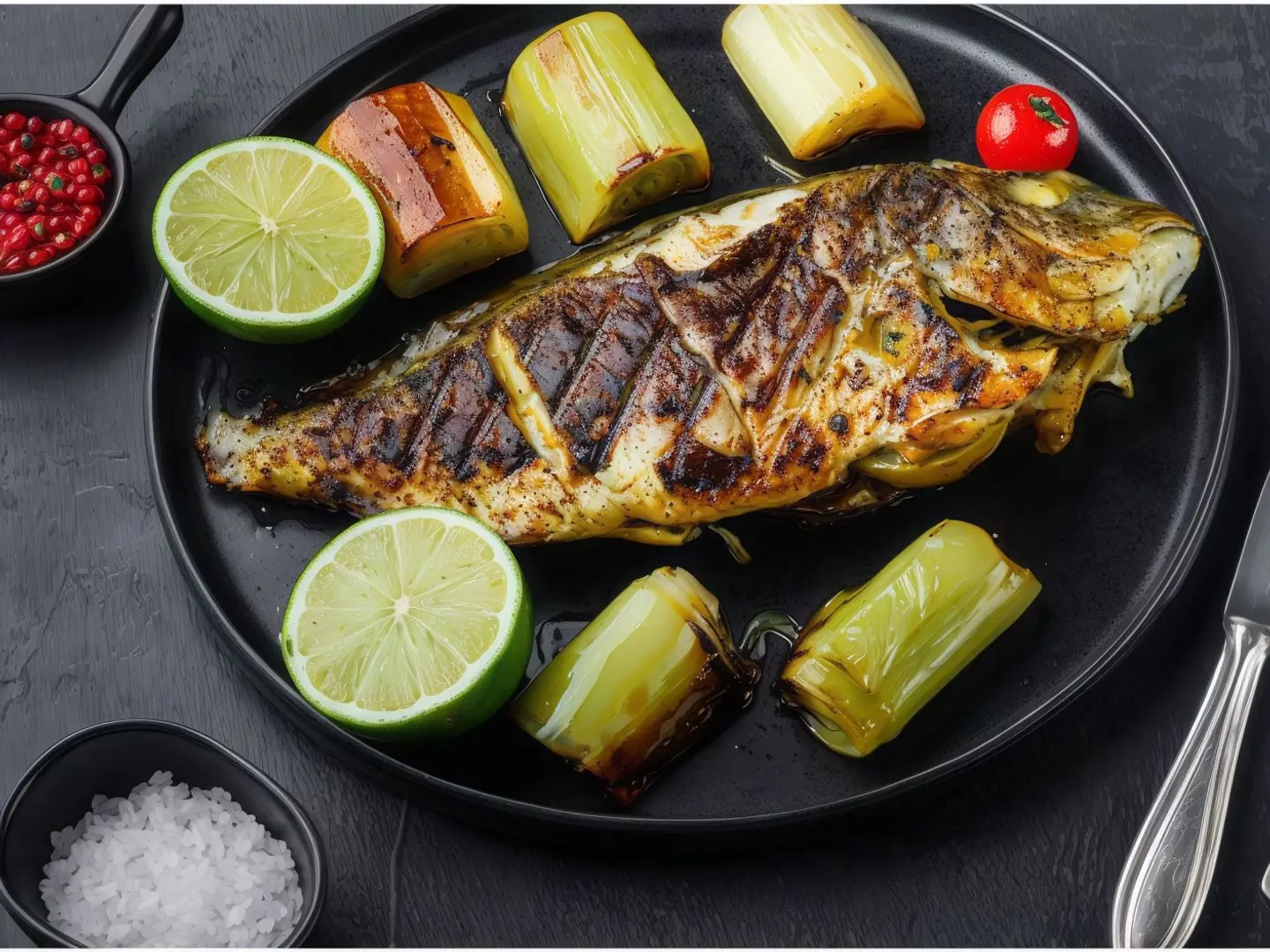Grilled With Oil And Lemon