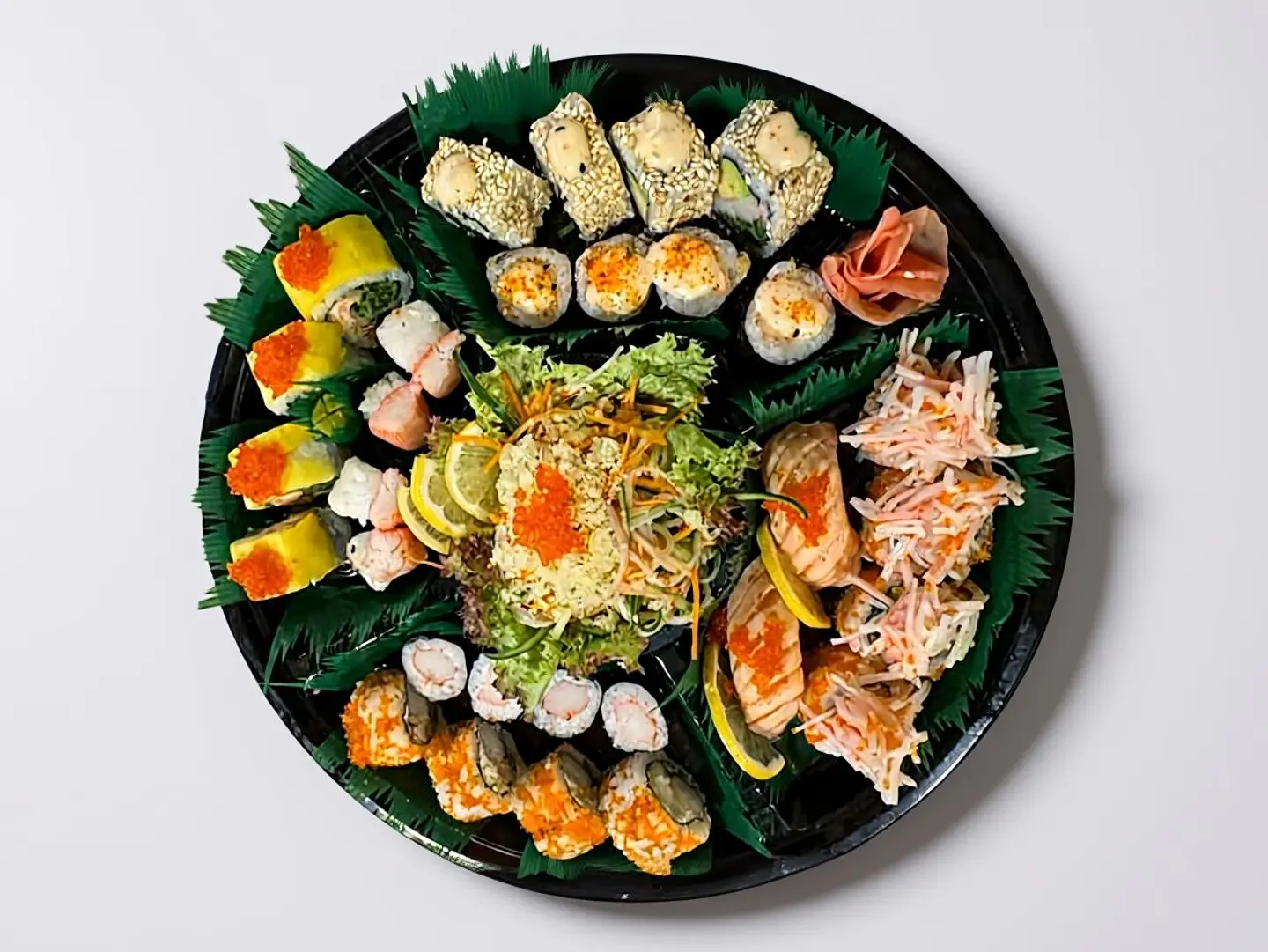 Crazy Sushi Platter 30 Pcs Free Crab Salad