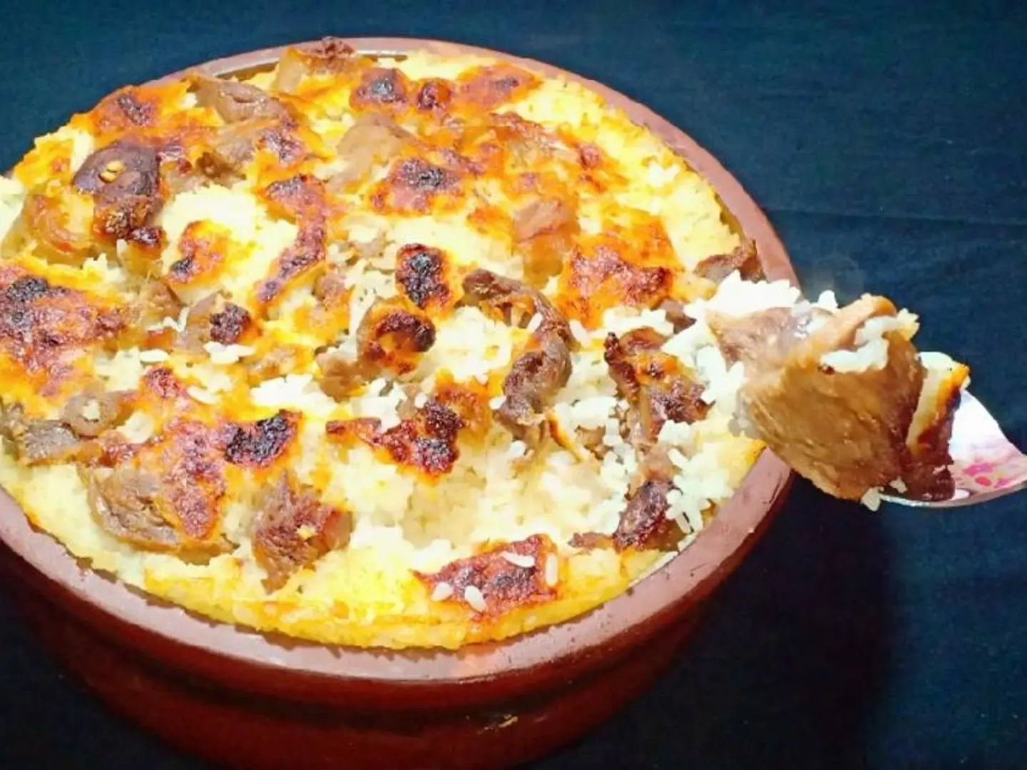 Stuffed Rice Casserole With Local Meat