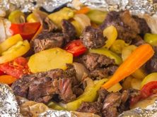 ورقة اللحم مع الأرز
