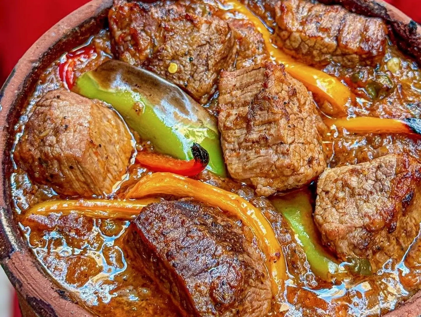 Potato Casserole With Local Beef And Rice