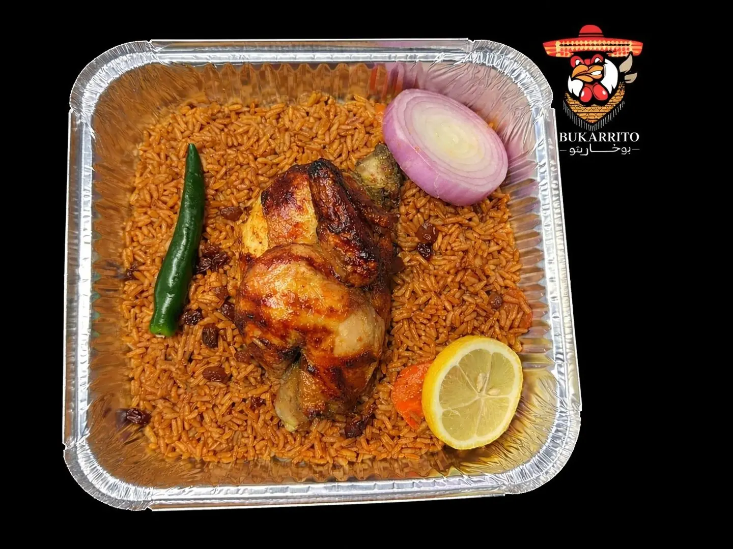 Half Grilled Chicken Bukarrito