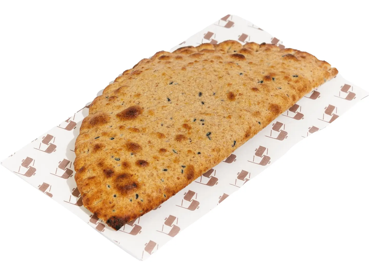 خبز احمر بالجبن والزعتر