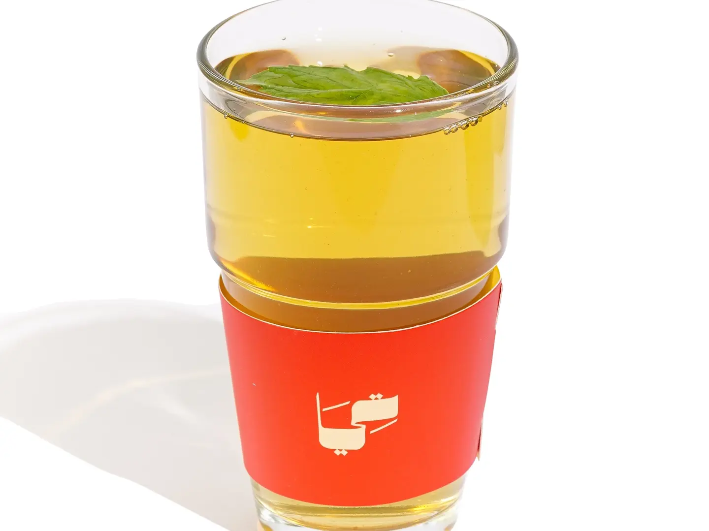 Fresh Mint Tea Glass Cup