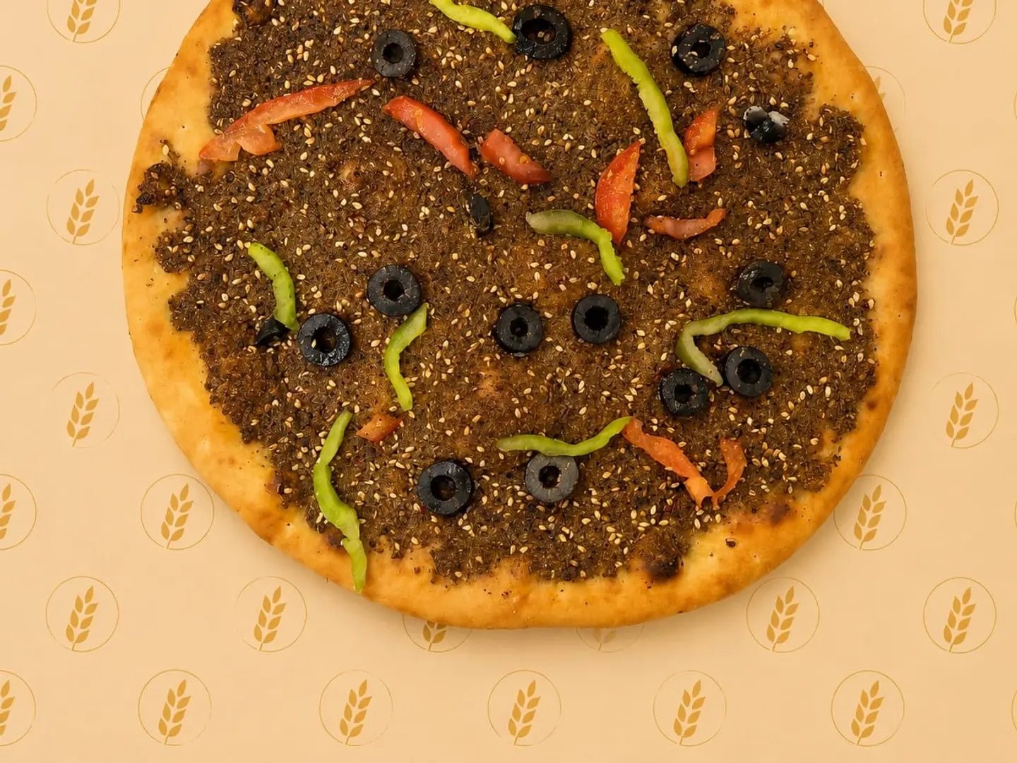 زعتر مع الخضار