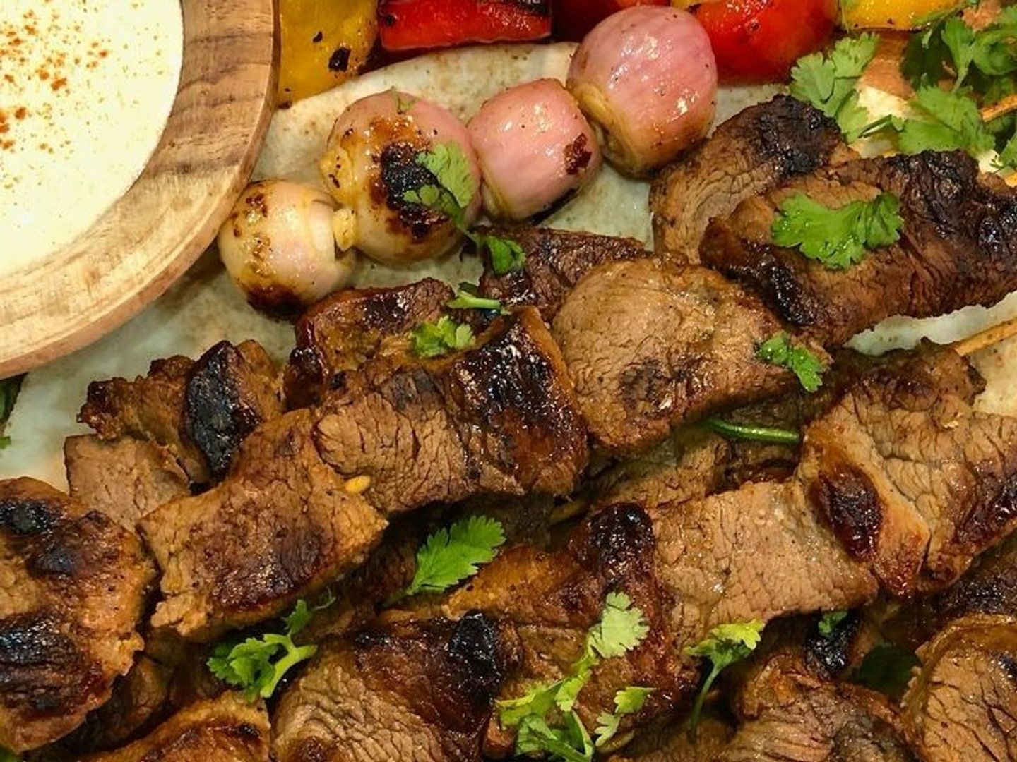 Grill Meat Pieces For One Person