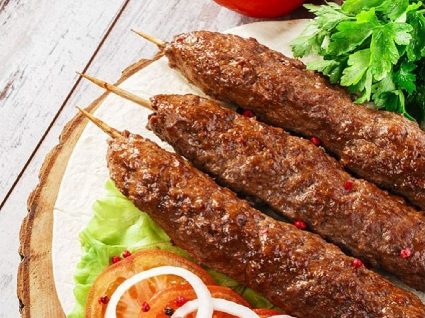 Grill Meat Kabab For Person