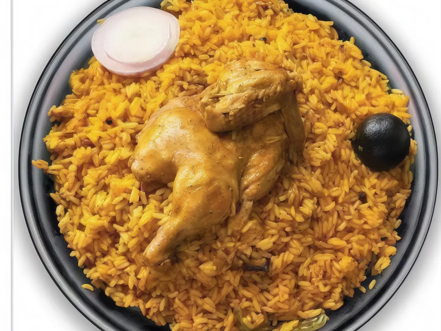 Chicken Kabsa (Piece) With A Free Areeka Offer Plus A Medium Soft Drink