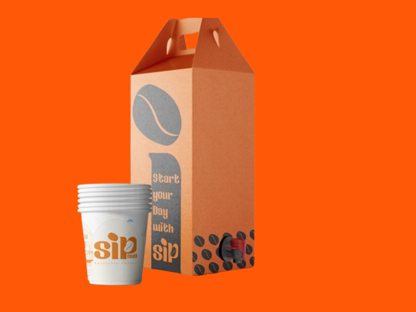 صندوق يوم القهوة بارد