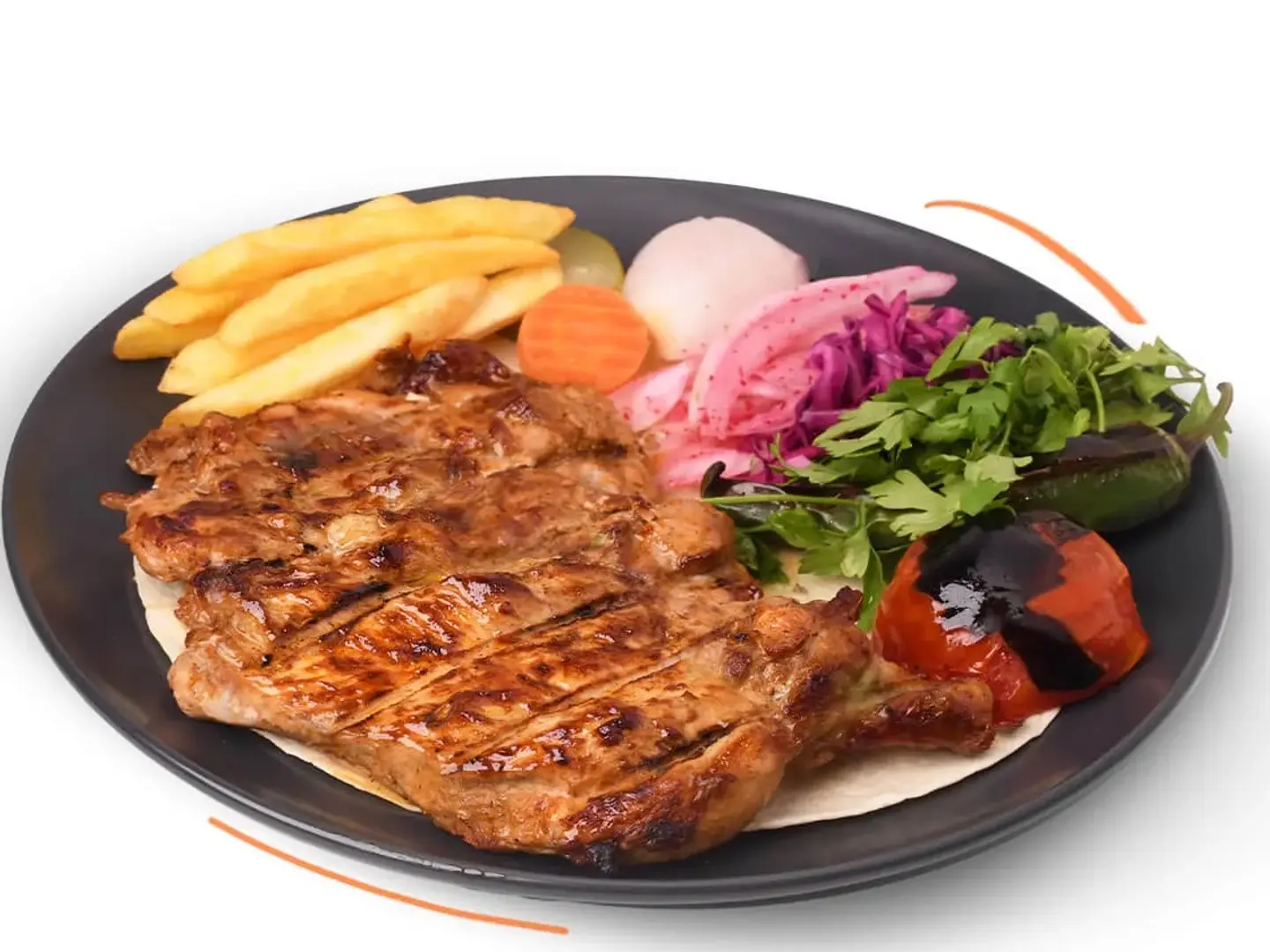 دجاج مسحب - نص مسحب