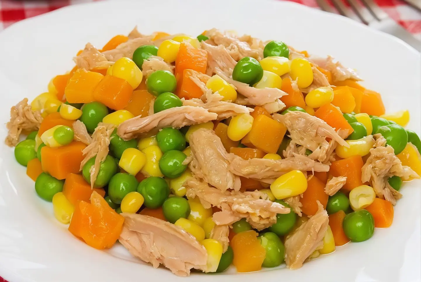 Tuna With Peas