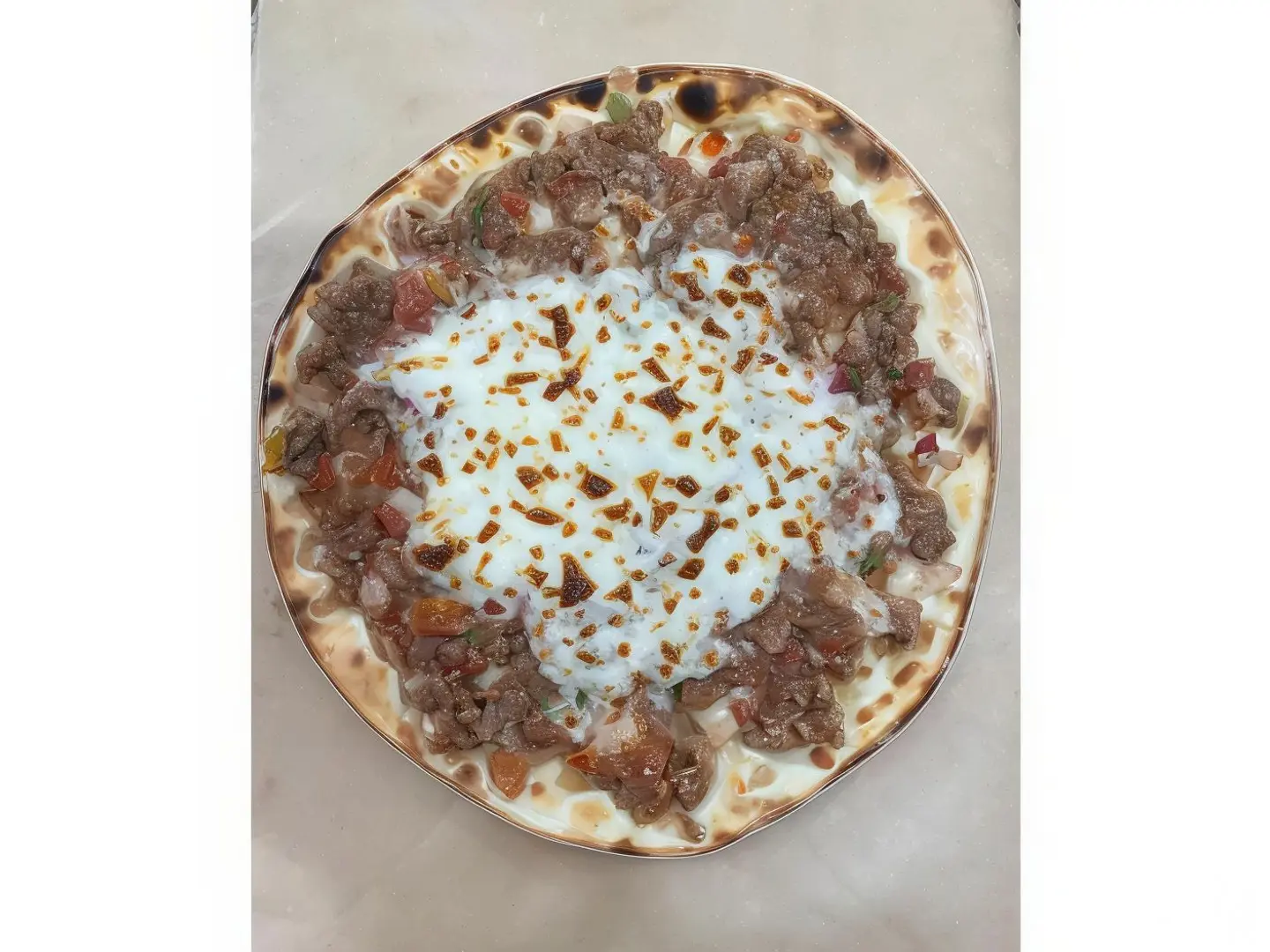 لحم بالجبن
