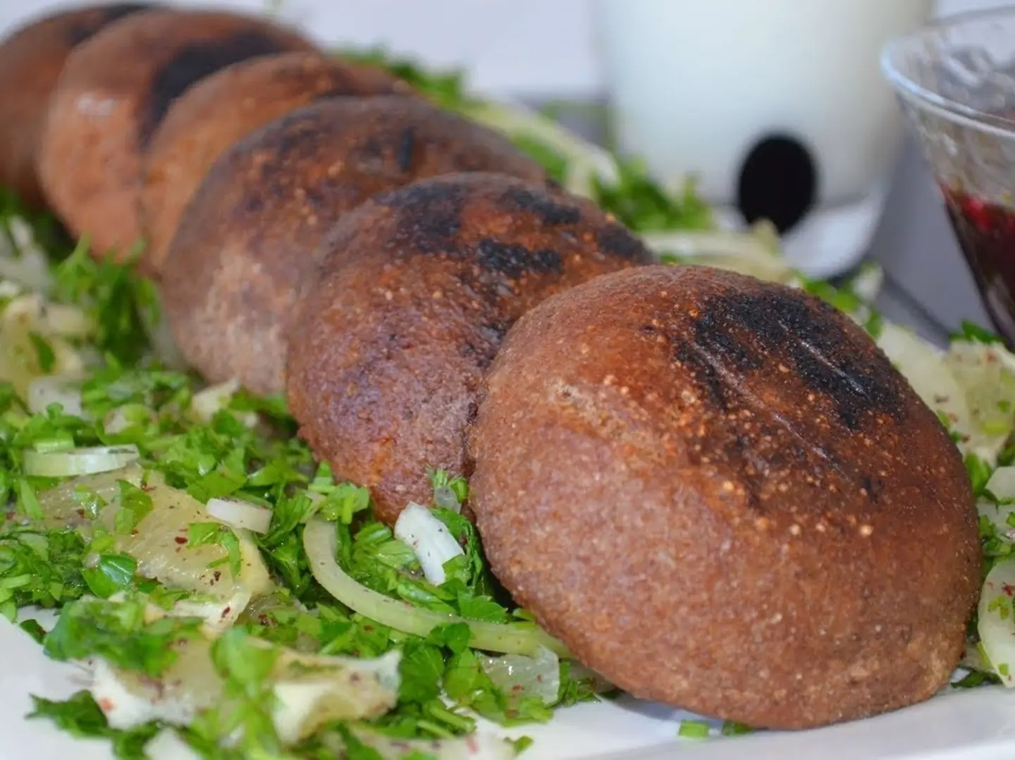 كبه مشويه على الفحم للحبه