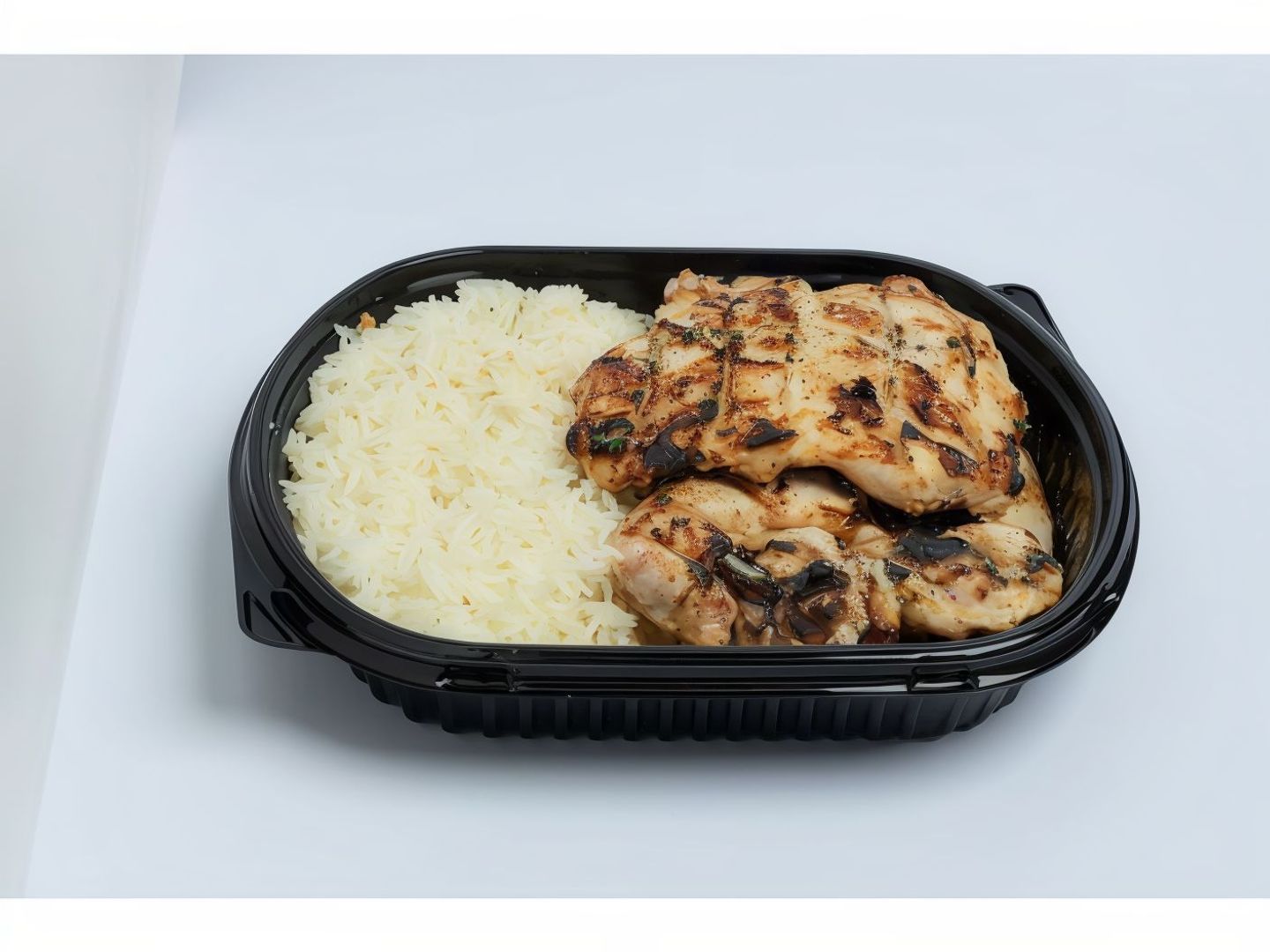 Half Boneless Chicken With Rice