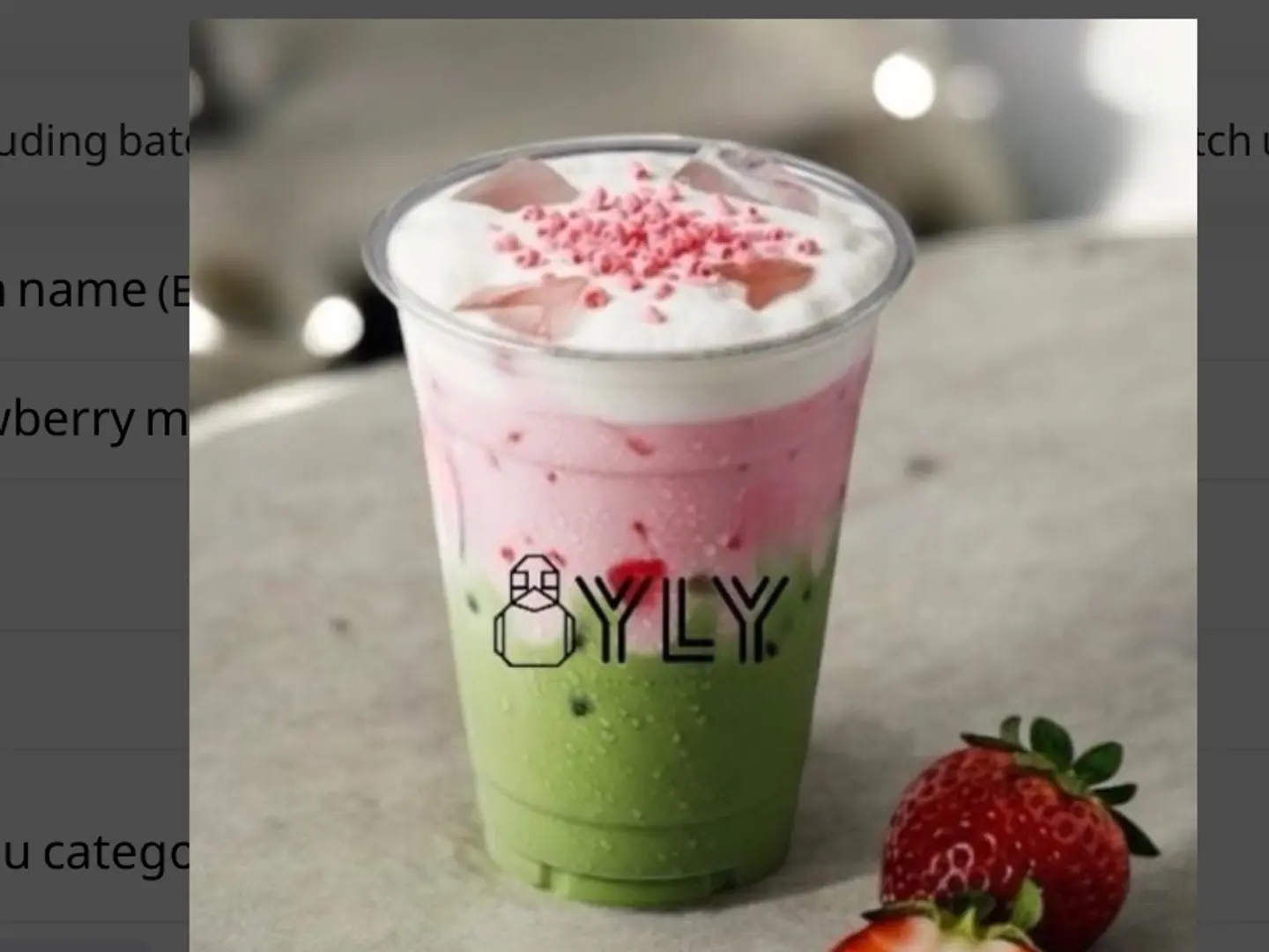 Strawberry Matcha