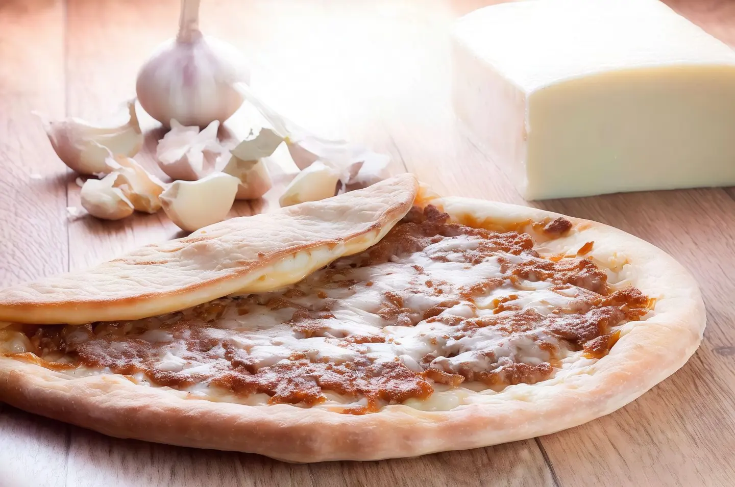 فطيرة لحم و جبن