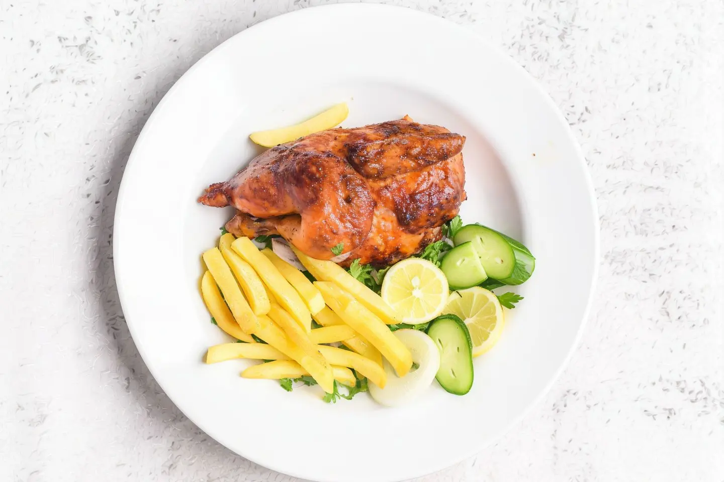 Half Grilled Chicken Plain