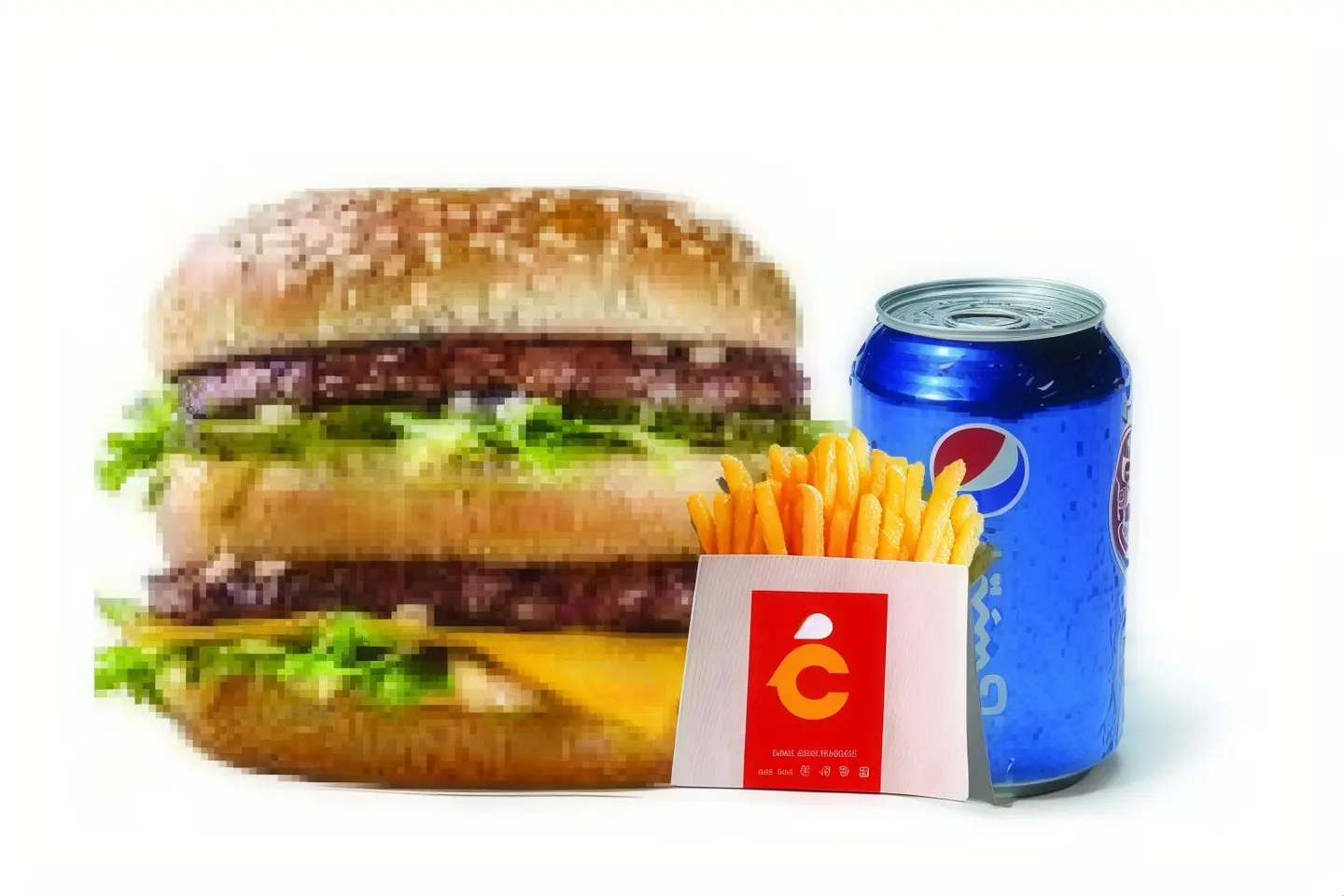 Double Beef Burger Meal