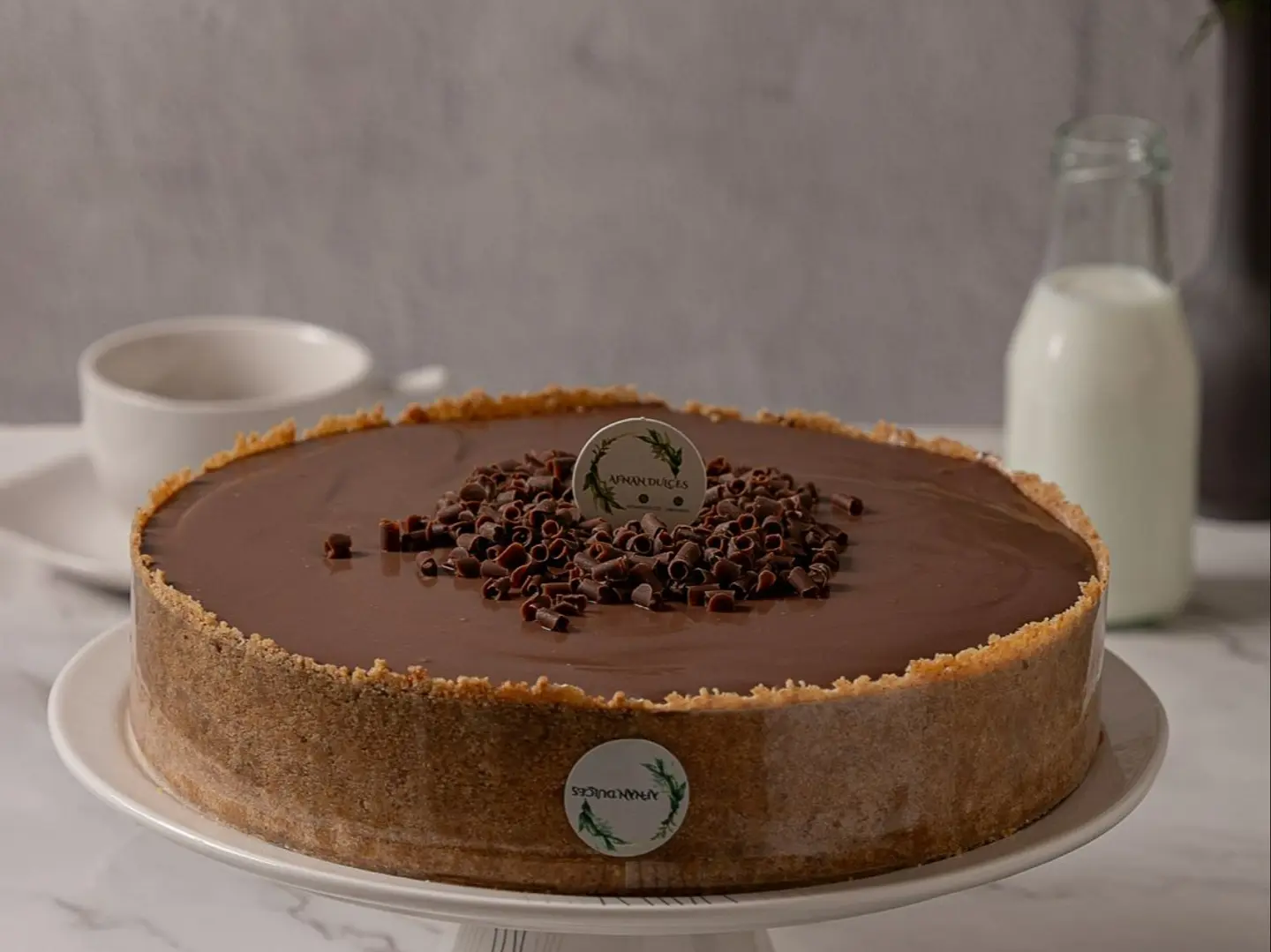 تشيز كيك شوكولاته ٨-١٠ اشخاص