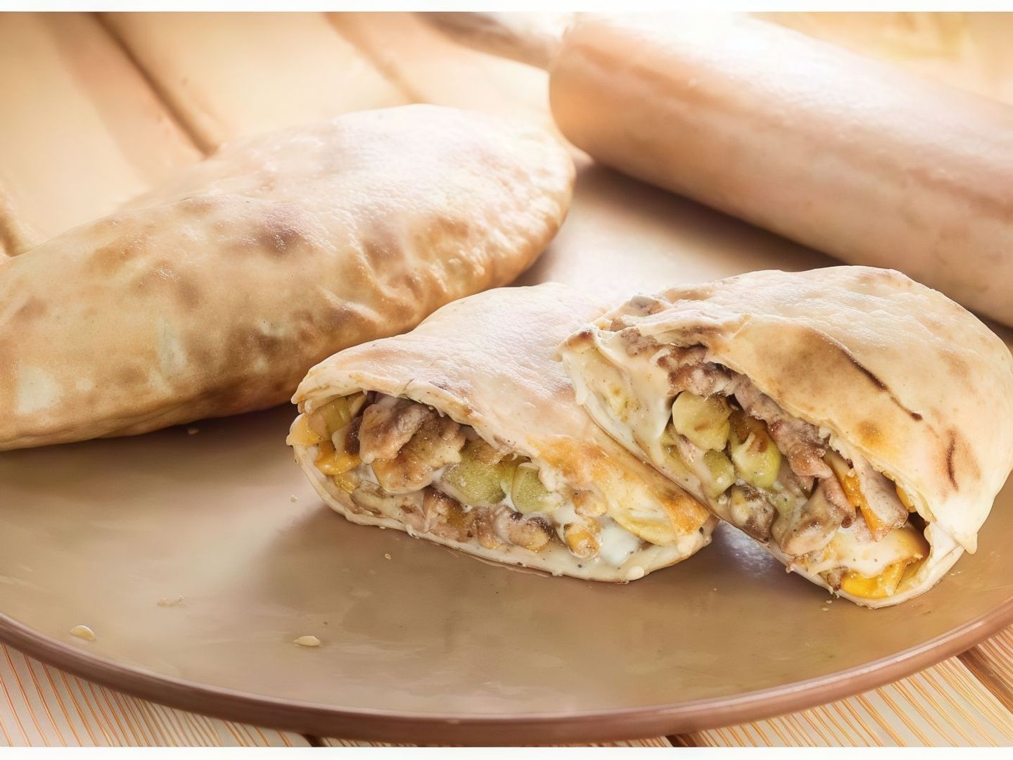 Shawarma Pie With Labnah