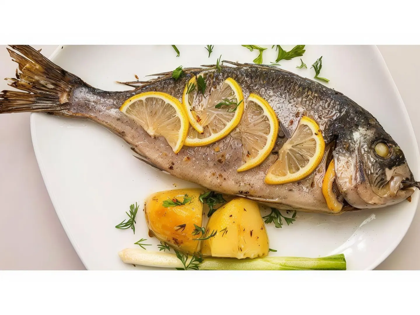Grilled With Oil And Lemon