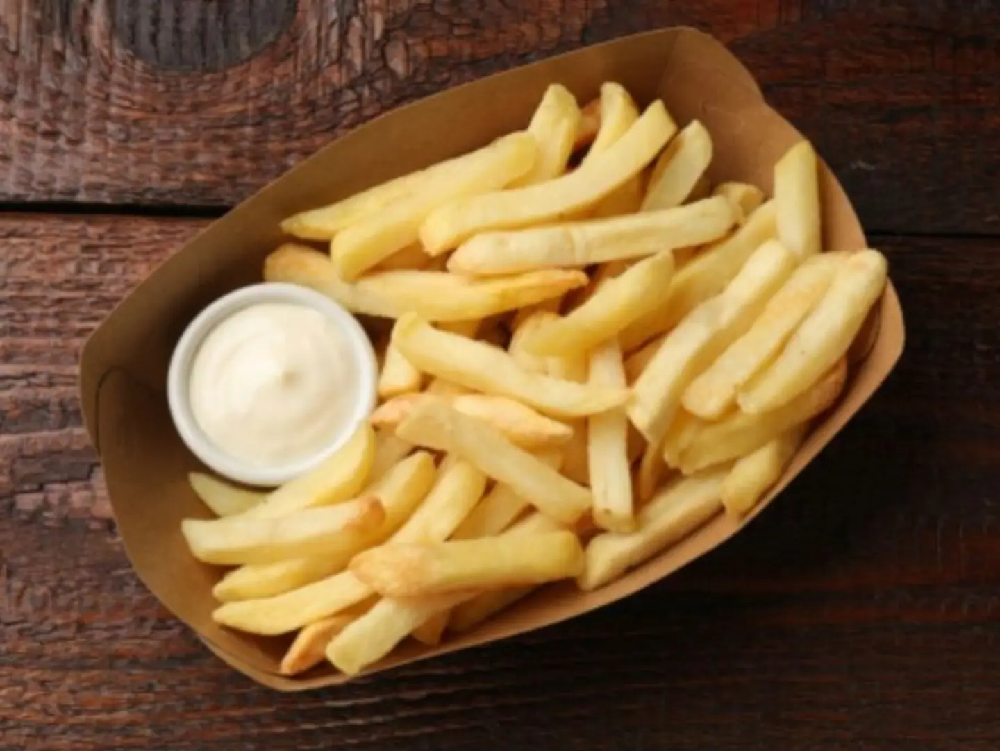 بطاطا مقلية مع ثوم