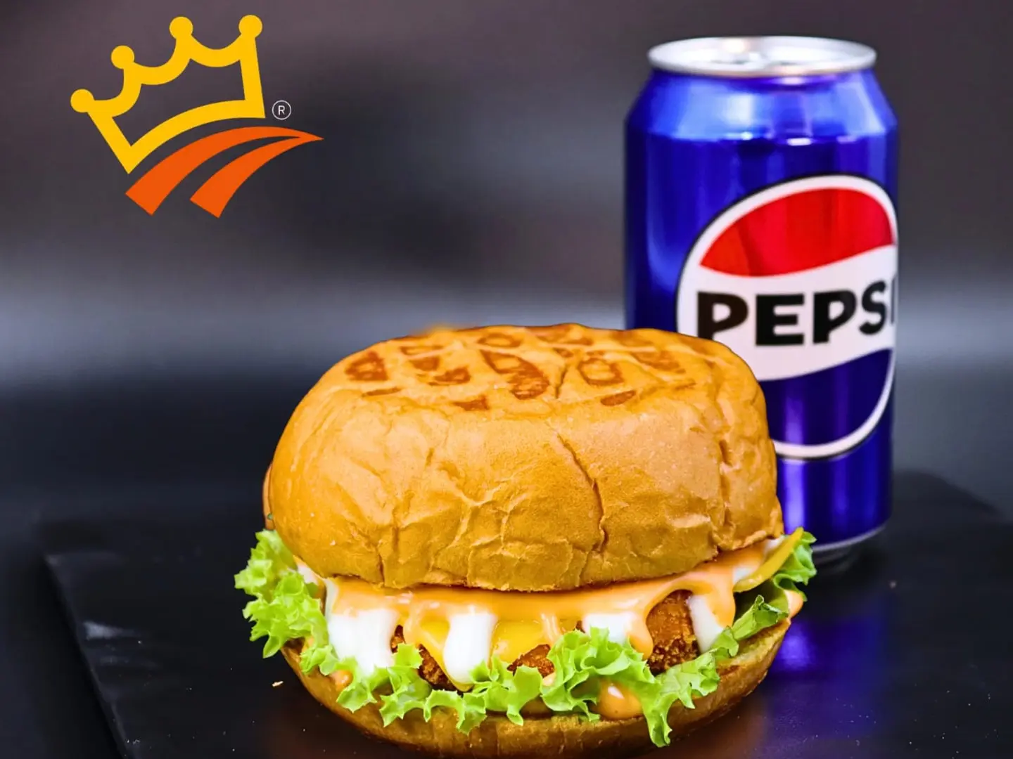 Crown Crispy Burger (Chicken) Combo