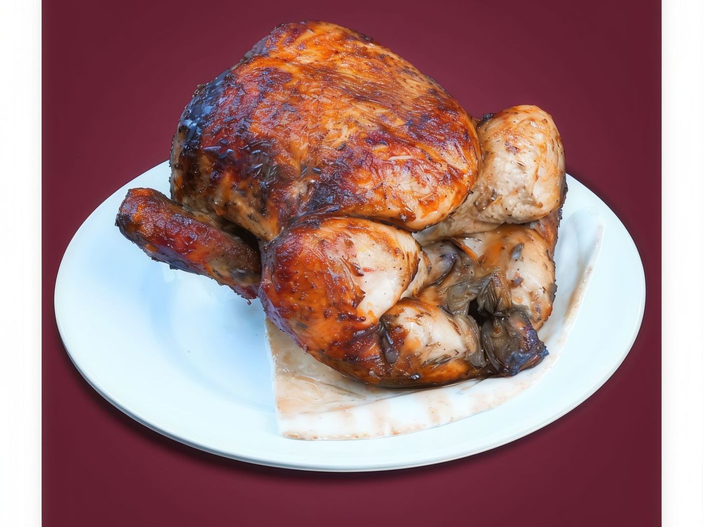 نص حبة دجاج شوايه ساده