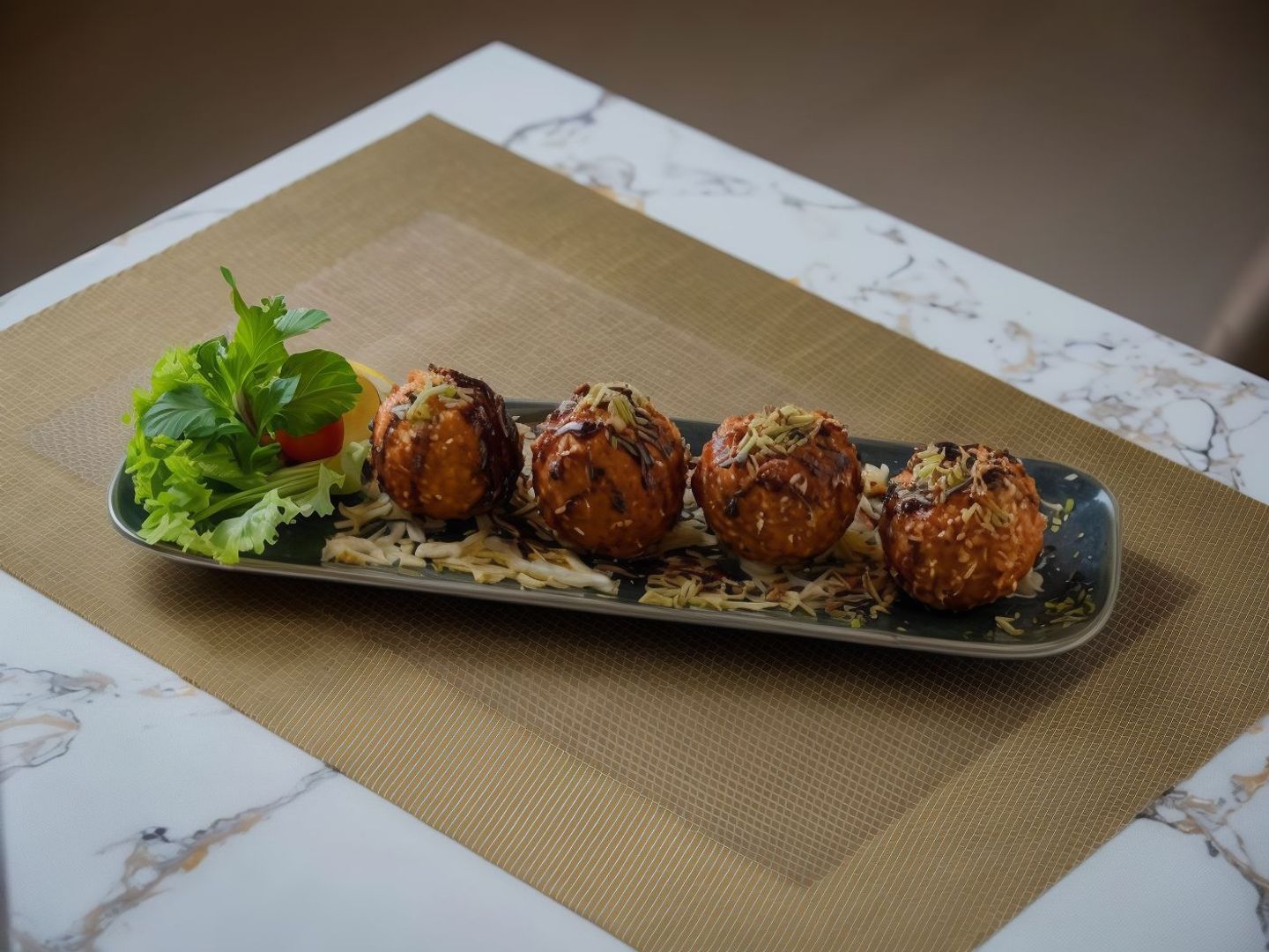 Potato Balls With Chicken