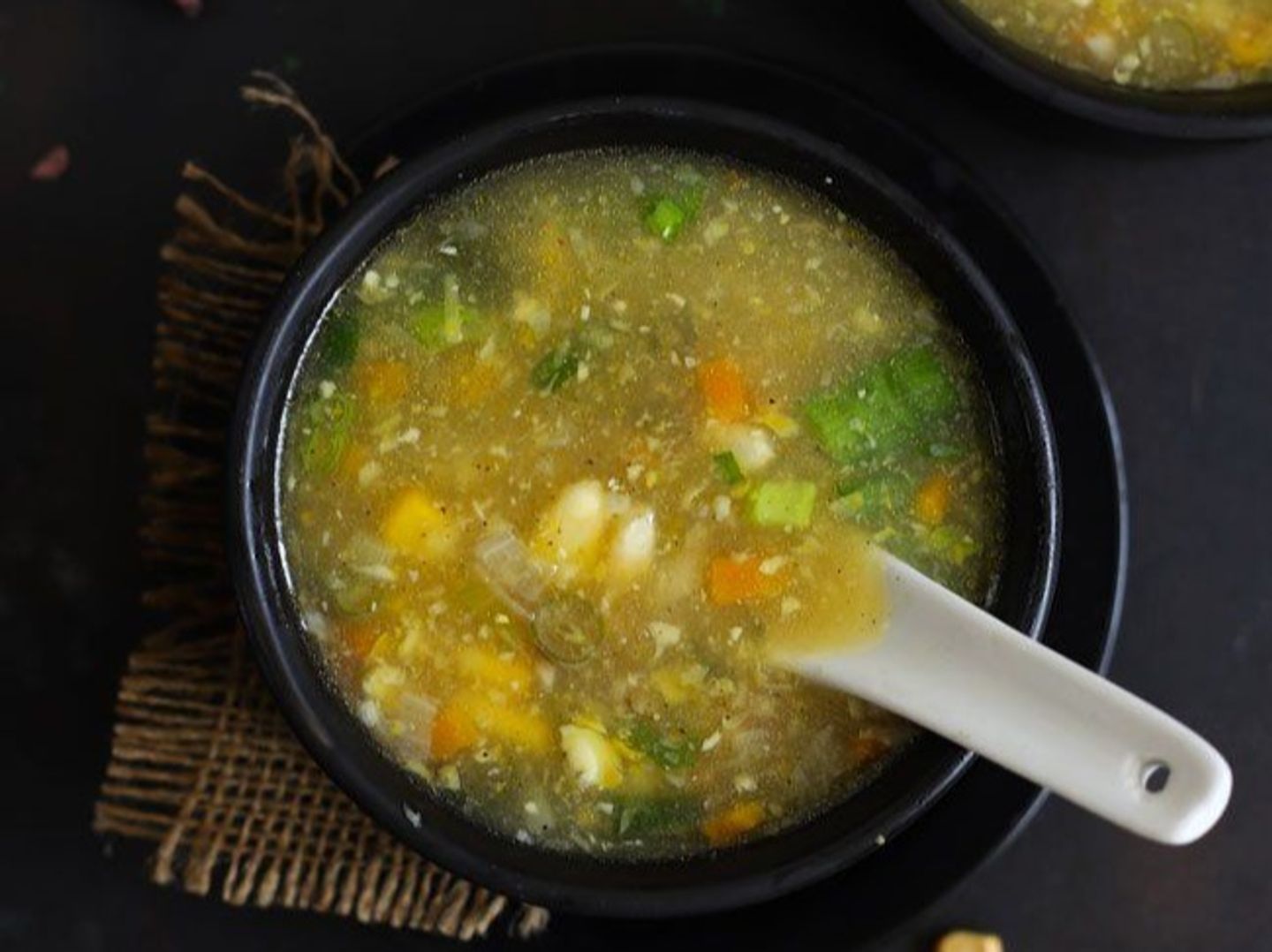 شوربة دجاج بالكريمة