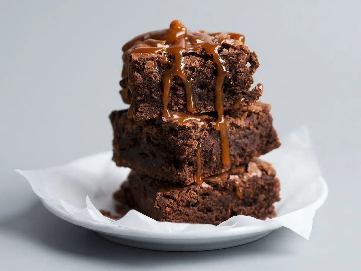 ميني بوكس براونيز بنكهة سولتد كراميل