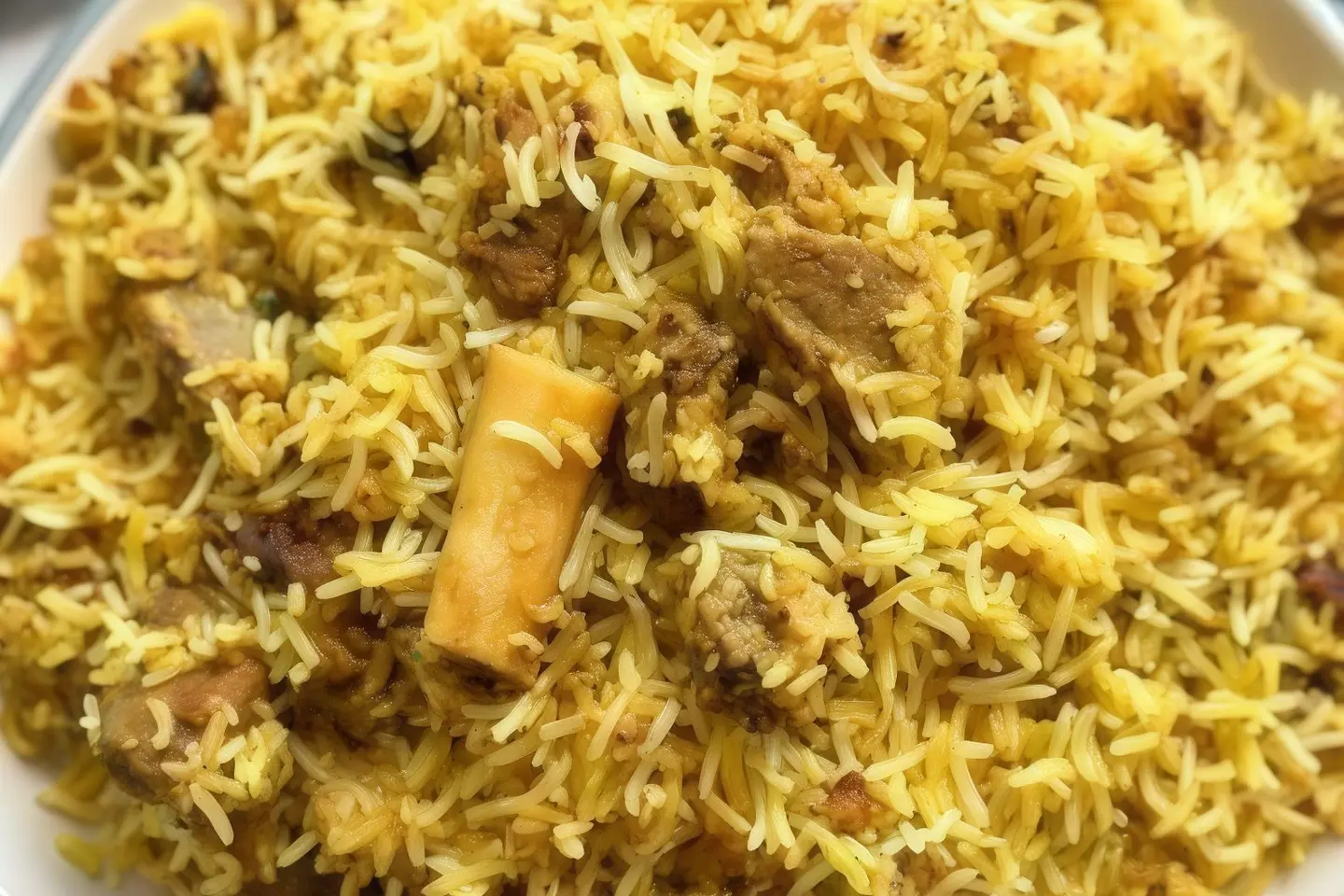 برياني لحم الضأن حيدر أباد