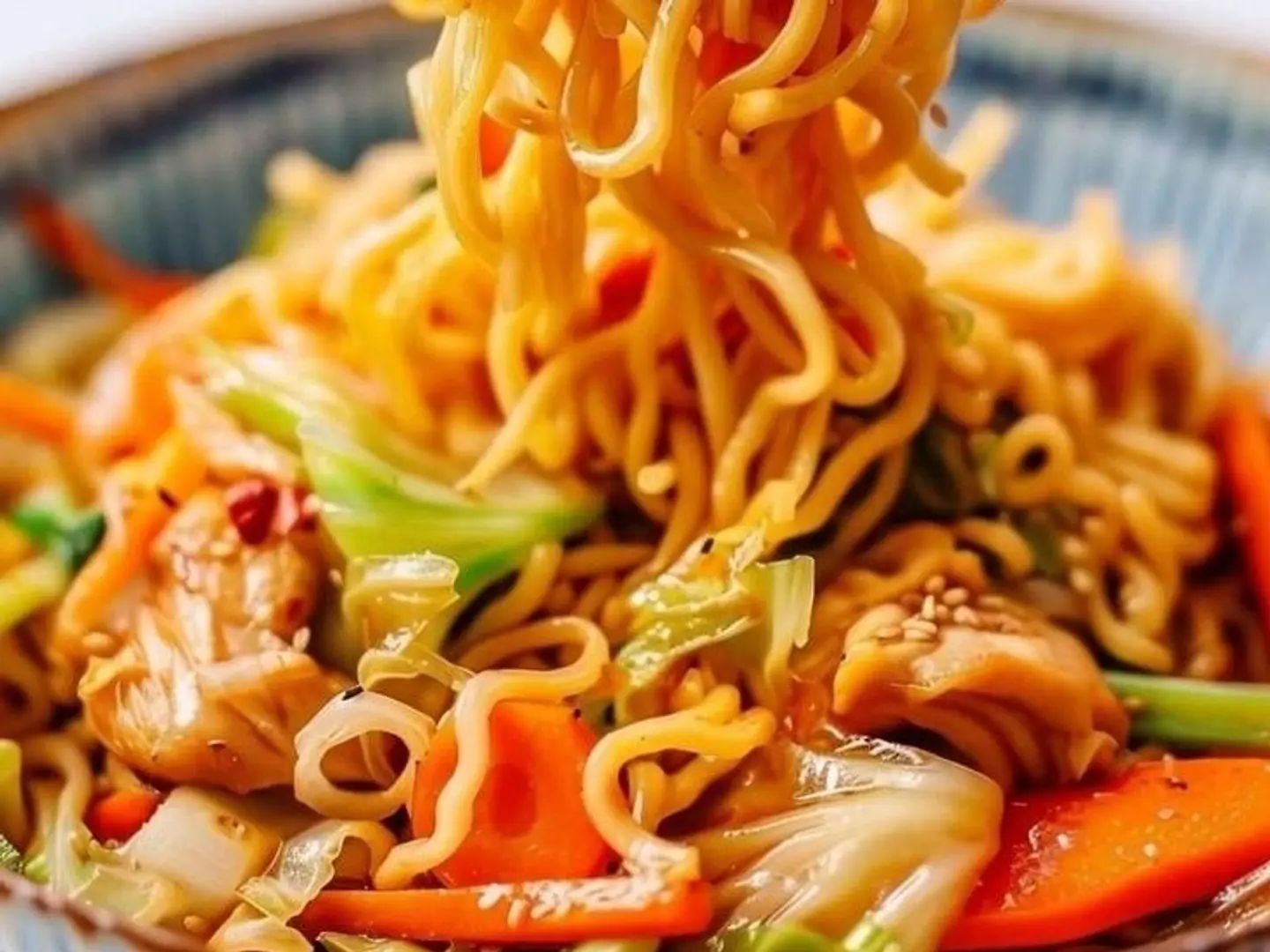 نودلز دجاج شتلاند