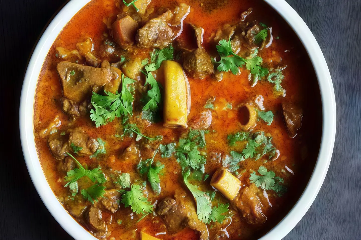 لحم ضأن بالكاري