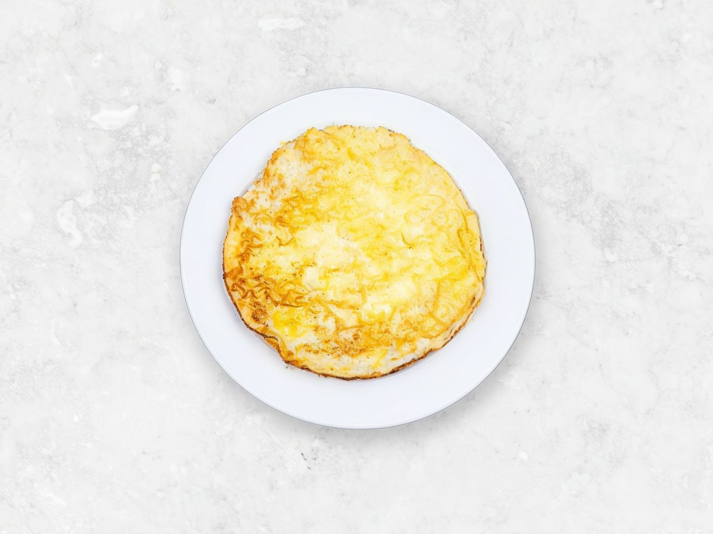 Fried Egg And Cheese Plate
